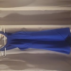 NWT royal blue dress with cutout back